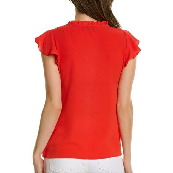 CeCe Bubble Crepe Blouse Size XXL NWT - Picture 2 of 7